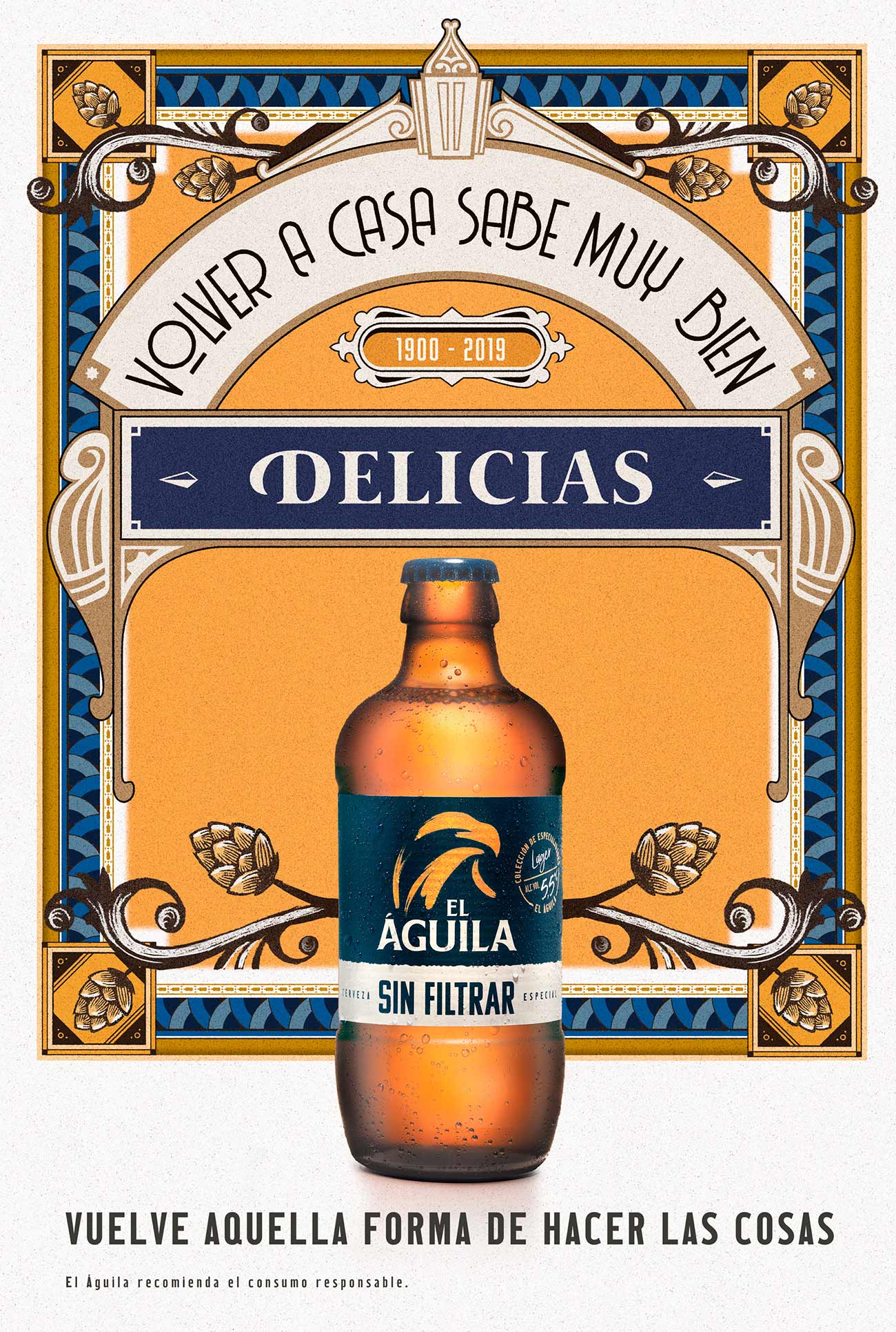 Illustration for brand El Águila by Sr.Reny