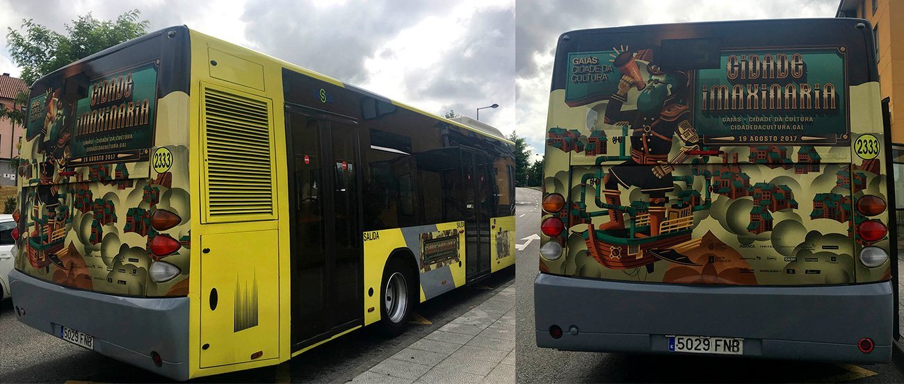 Bus for Cidade Imaxinaria 2017 by Sr.Reny